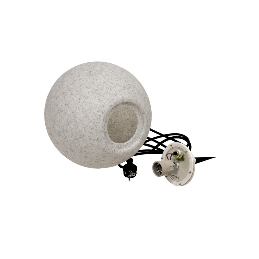 Уличный светильник 1xE27/60W/230V IP44, диаметр 30 см