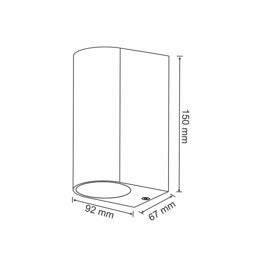 Уличный светильник BOSTON 2xGU10/35W/230V IP44
