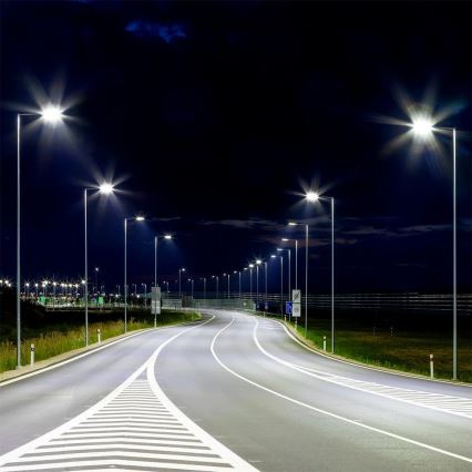 Светодиодный уличный светильник SAMSUNG CHIP LED/100Вт/230В 6500К IP65 серый