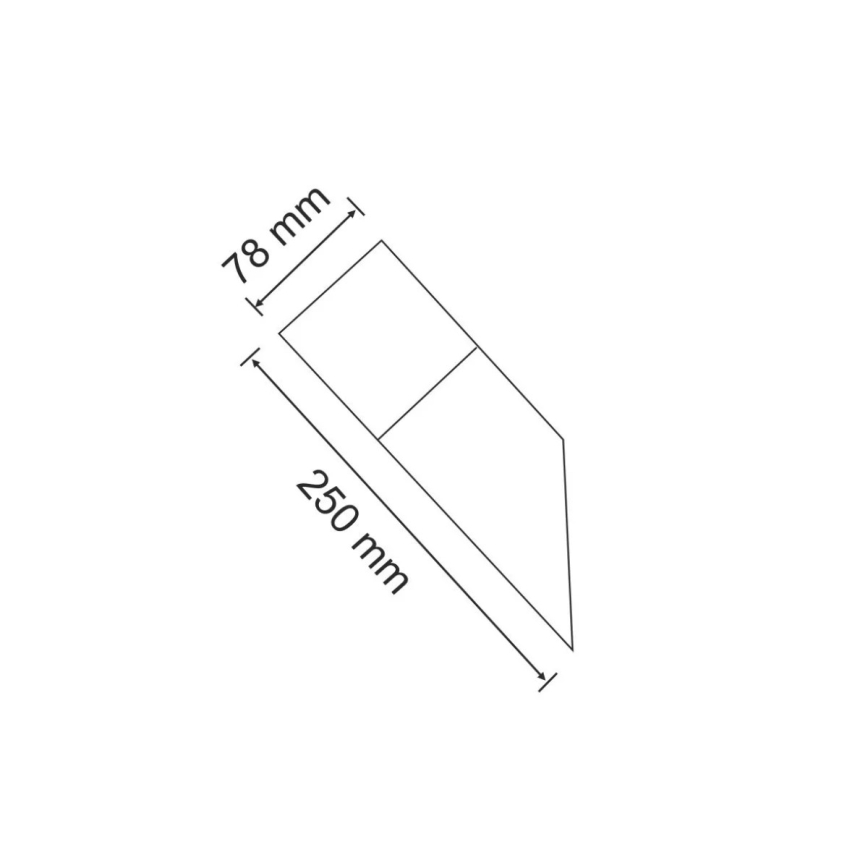 Наружный светильник NEW YORK 1xE27/40W/230V IP44 антрацит