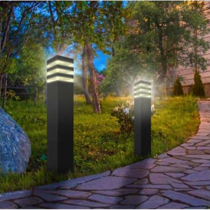 Уличный светильник TEKSAS 1xE27/12W/230V IP44 44 см антрацит