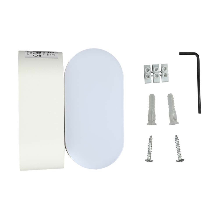 Уличный светодиодный гибкий настенный светильник LED/5W/230V 3000K IP65 белый