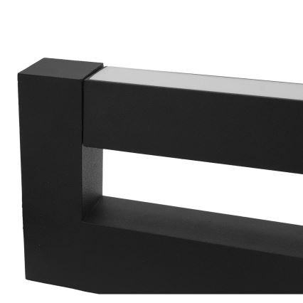 Уличный светодиодный гибкий настенный светильник 2xLED/16W/230V IP54 90 см черный