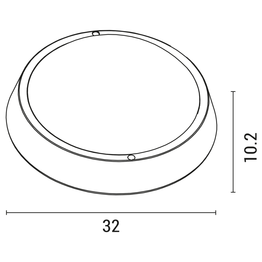 Уличный светодиодный настенный светильник BULKHEAD LED/30W/230V 4000K IP54 черный