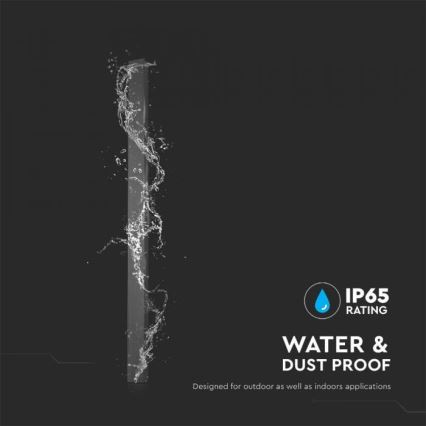 Уличный светодиодный настенный светильник LED/10W/230V 3000K IP65 черный