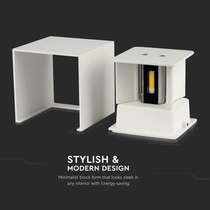 Уличный светодиодный настенный светильник LED/11W/230V 4000K IP65 белый