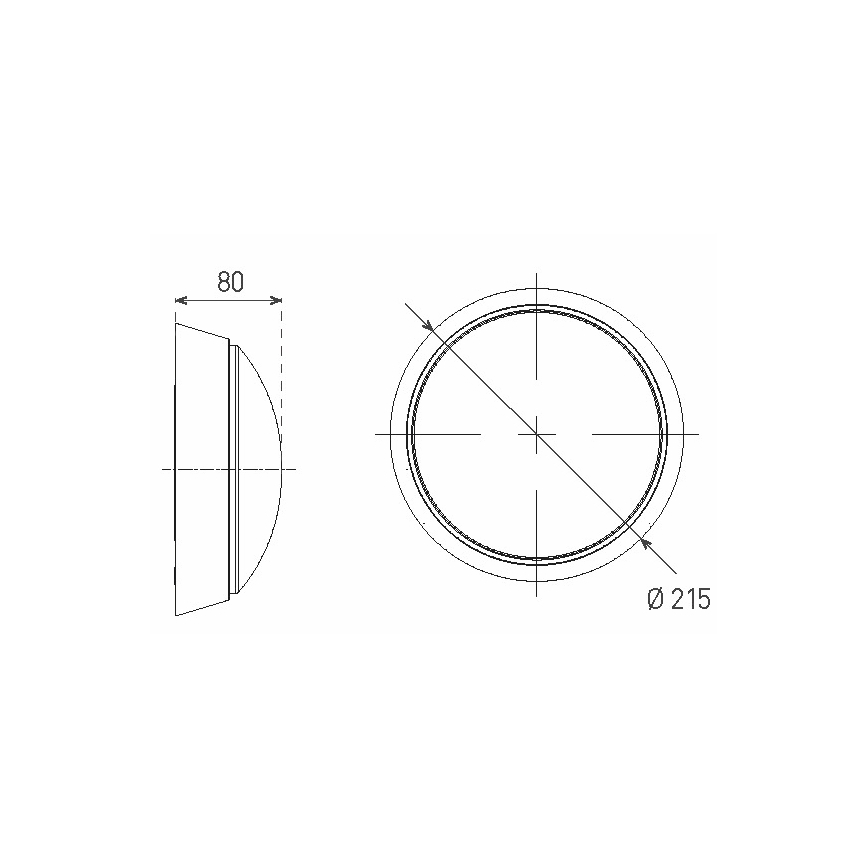 Уличный светодиодный настенный светильник LED/14W/230V IP54 белый