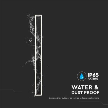 Уличный светодиодный настенный светильник LED/17W/230V 3000K IP65 черный