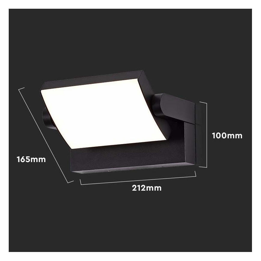 Уличный светодиодный настенный светильник+B1827 LED/17W/230V 3000K IP65
