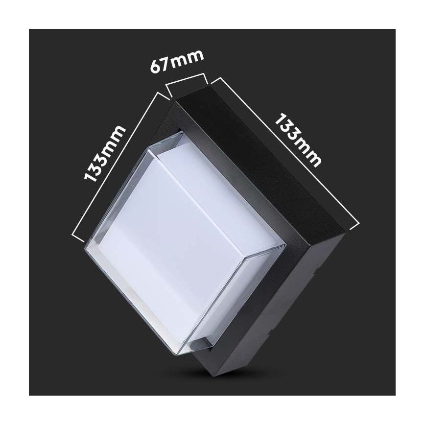 Уличный светодиодный настенный светильник LED/7W/230V IP65