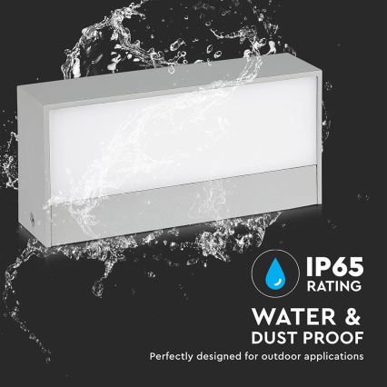Уличный светодиодный настенный светильник+B1052 LED/9W/230V 3000K IP65