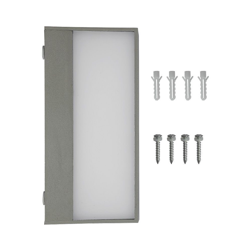 Уличный светодиодный настенный светильник+B1552 LED/9W/230V 6500K IP65