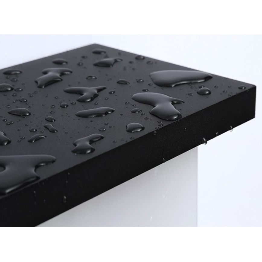 Уличный светодиодный настенный светильник NEELY 1xE27/9W/230V 4000K IP54 черный