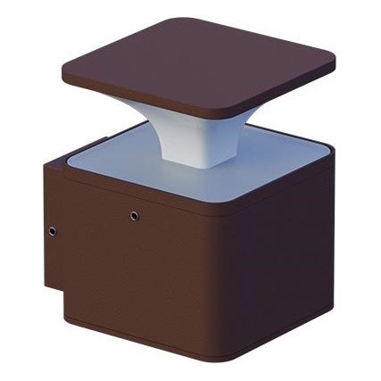 Уличный светодиодный настенный светильник ORNELA LED/6W/230V 3000K IP54 коричневый