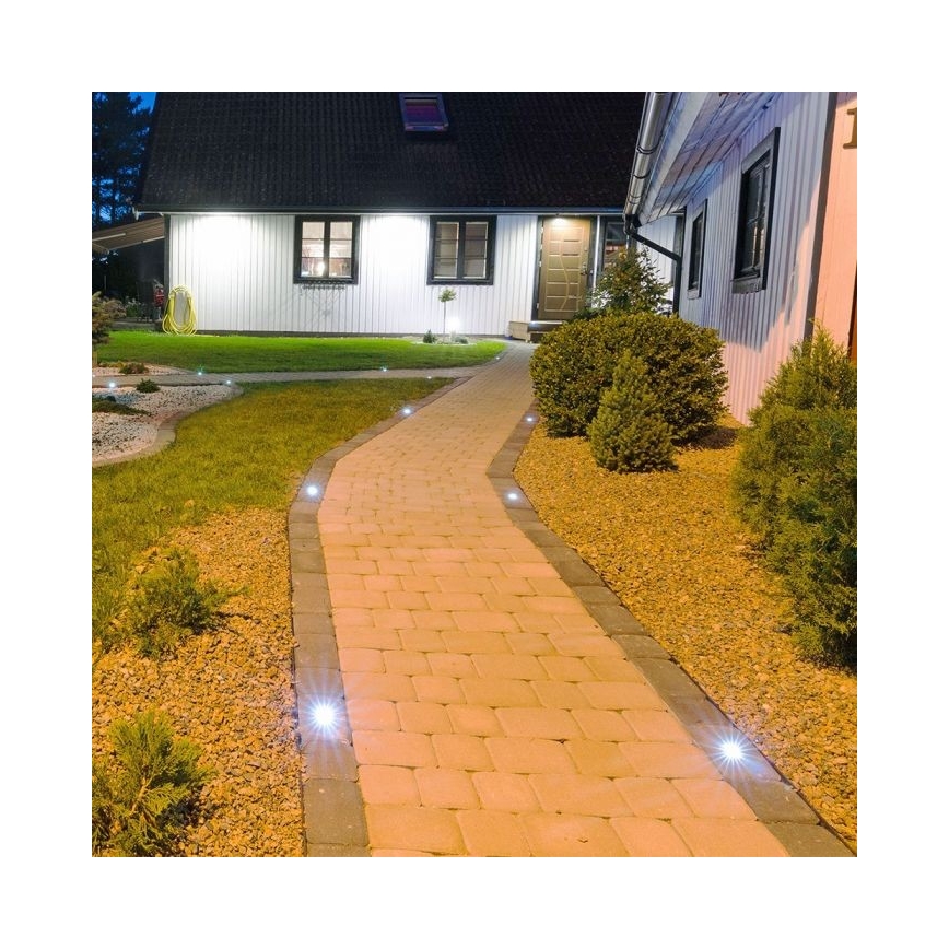 Уличный тротуарный светильник 1xGU10/35W/230V IP67