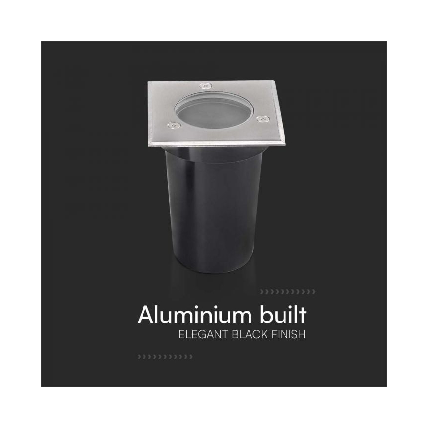 Уличный тротуарный светильник 1xGU10/35W/230V IP67