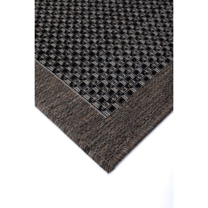 Уличный ковёр EXPRESS NEW OUTDOOR 80x150 см антрацит/коричневый