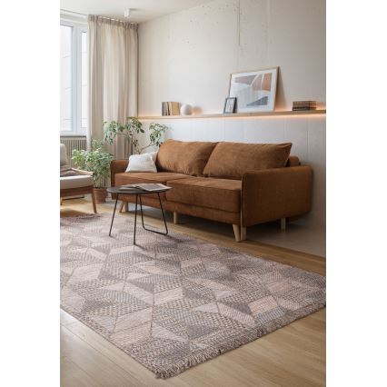 Уличный ковер ORIA 70x140 cm серый/бежевый