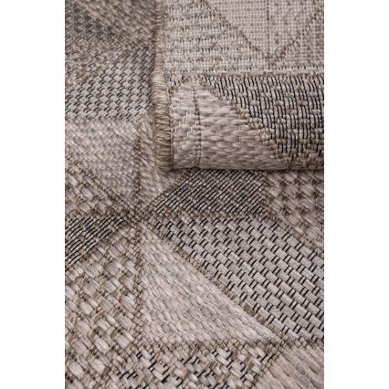Уличный ковер ORIA 70x140 cm серый/бежевый