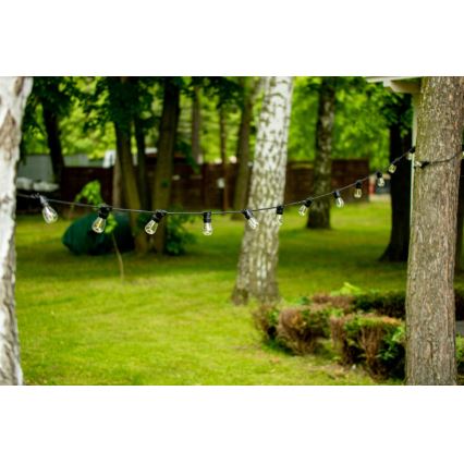 Уличная декоративная гирлянда MIMOSA 20xE27/1,3W/230V IP44 20м