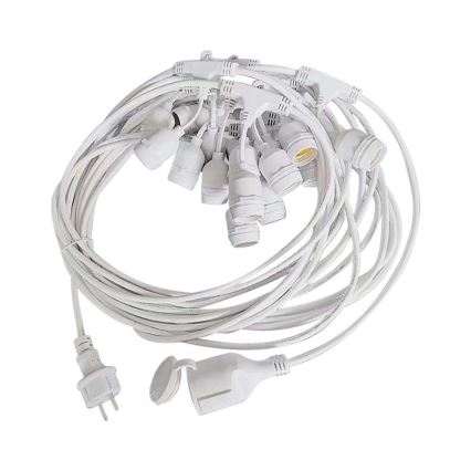 Уличная гирлянда STRING 15xE27/40W/230V 15м IP65