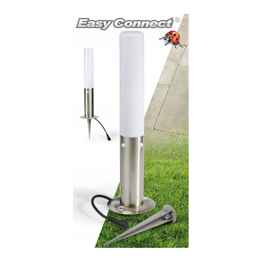 Уличная лампа EASY CONNECT 1xE27/20W/230V IP44 нержавеющая сталь