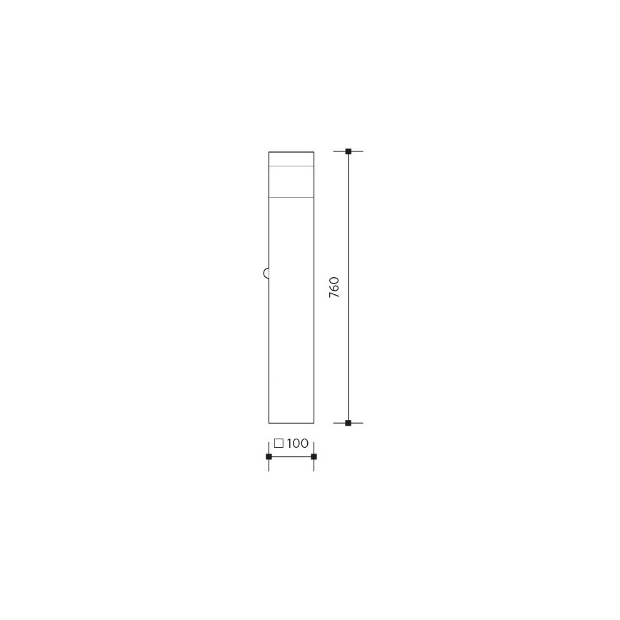 Уличная лампа GARD 1xE14/60W/230V IP44