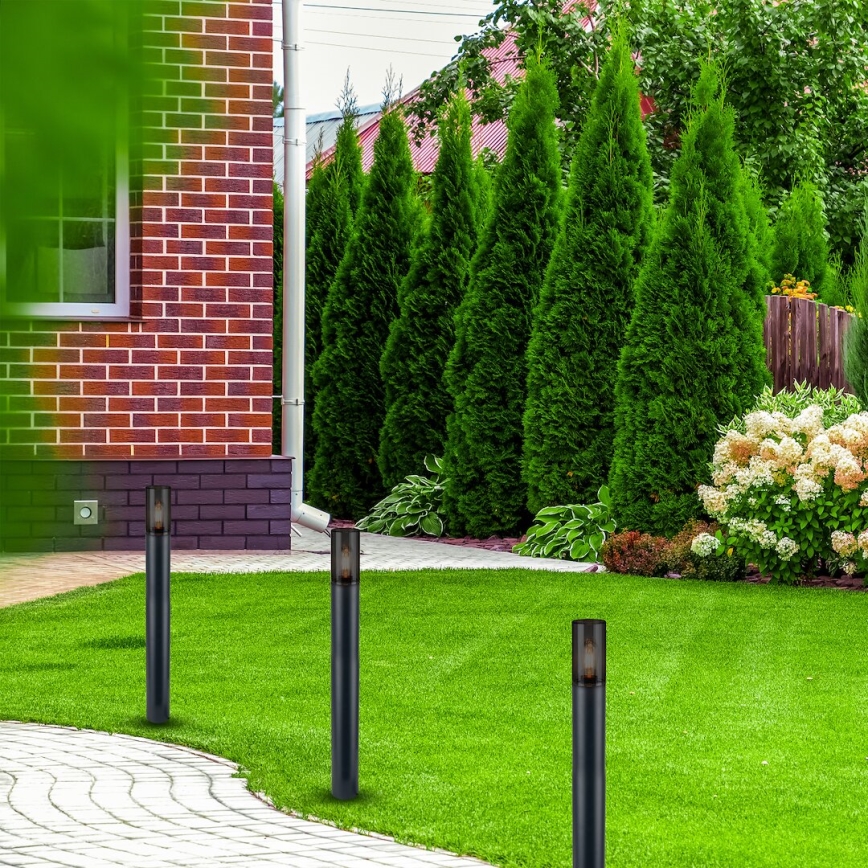 Уличная лампа HARLEM 1xE27/60W/230V 80 см IP44 черный
