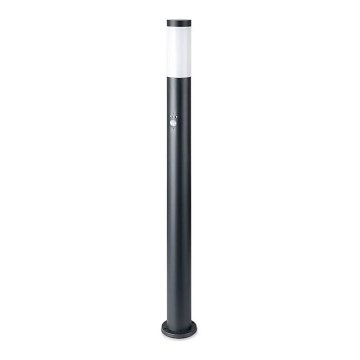 Уличная лампа с датчиком 1xE27/60W/230V IP44 110 см антрацит