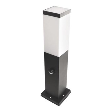 Уличная лампа с датчиком SOPPA 1xE27/60W/230V IP44 45 см черный