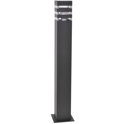 Уличная лампа с датчиком TEKSAS 1xE27/12W/230V IP44 74 см графит