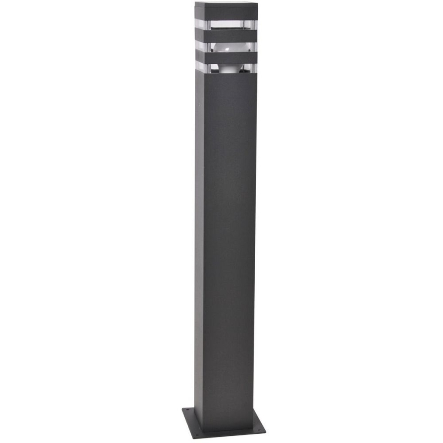 Уличная лампа с датчиком TEKSAS 1xE27/12W/230V IP44 74 см графит