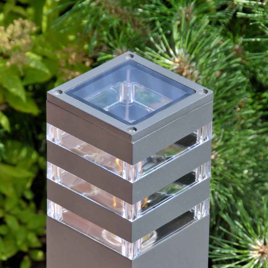 Уличная лампа TEKSAS 1xE27/12W/230V IP44 44 см антрацит
