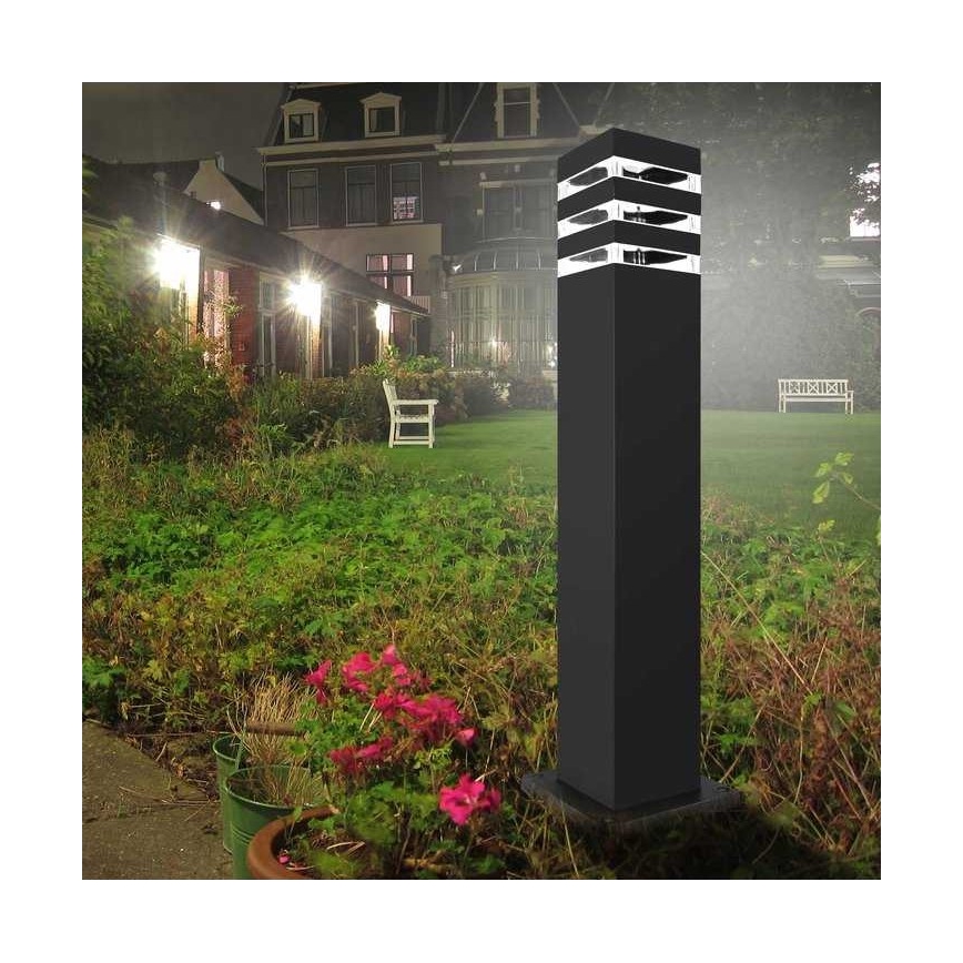 Уличная лампа TEKSAS 1xE27/12W/230V IP44 74 см антрацит