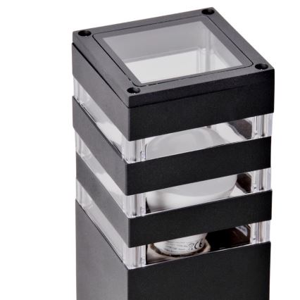 Уличная лампа TEKSAS 1xE27/12W/230V IP44 74 см графит