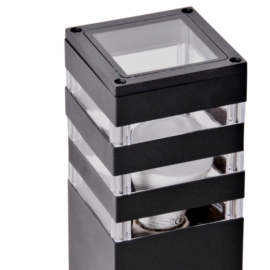 Уличная лампа TEKSAS 1xE27/12W/230V IP44 74 см графит