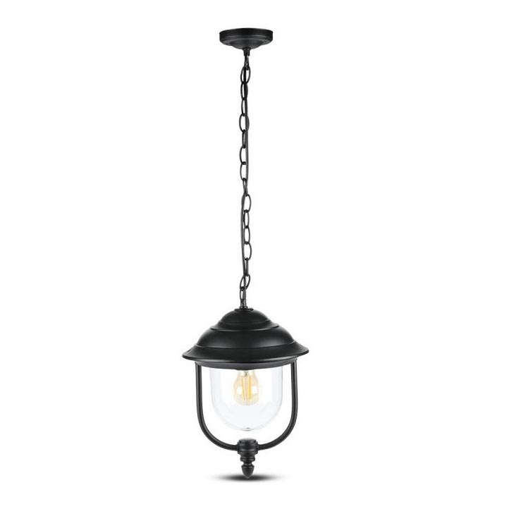 Уличная люстра на цепи 1xE27/60W/230V IP44 черный