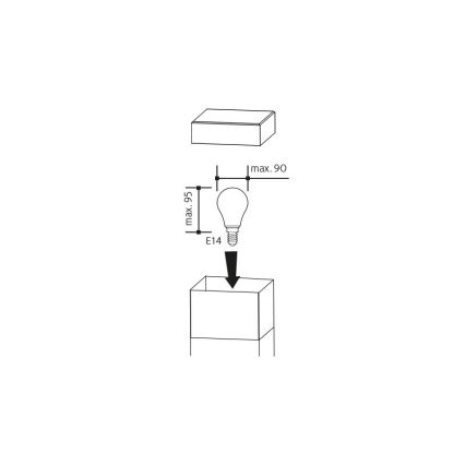 Уличная сенсорная лампа с розеткой GARD 1xE14/60W IP44