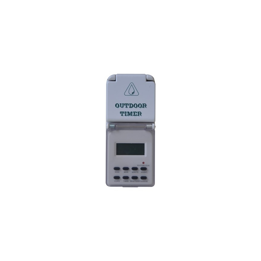 Уличное реле времени цифровое недельное 16A/230V IP44