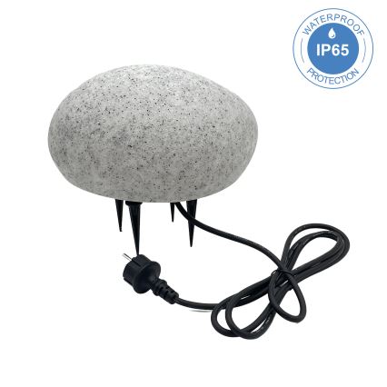 Уличный декоративный светильник LUMISTONE 1xE27/15W/230V IP65, диаметр 26,5 см