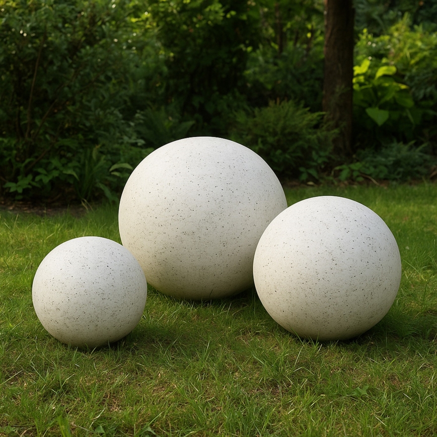 Уличный декоративный светильник LUMISTONE, 1×E27, 15 Вт, 230 В, IP65, диаметр 38 см