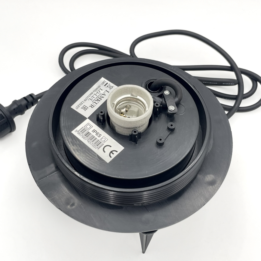 Уличный декоративный светильник LUMISTONE, 1×E27, 15 Вт, 230 В, IP65, диаметр 38 см