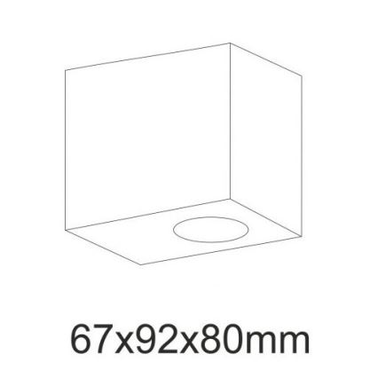 Уличный настенный прожектор BOSTON 1xGU10/35W/230V IP44
