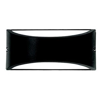 Уличный настенный светильник 1xE27/10W/230V IP54 черный