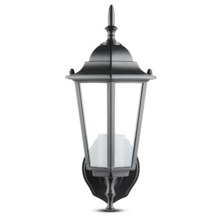 Уличный настенный светильник 1xE27/40W/230V IP44 черный
