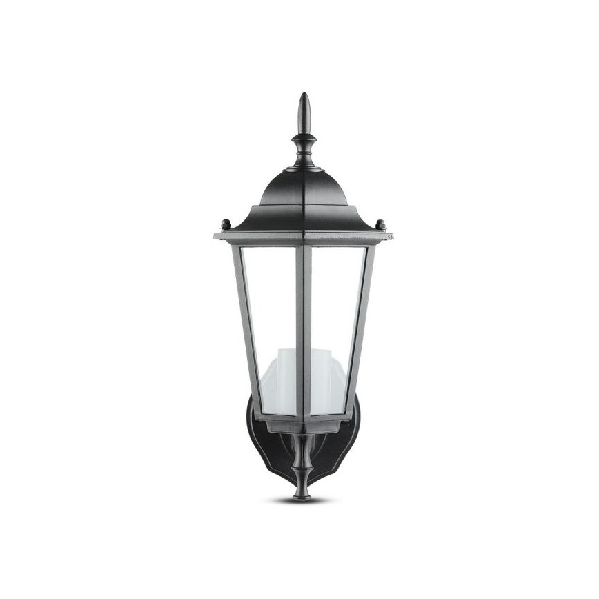Уличный настенный светильник 1xE27/40W/230V IP44 черный