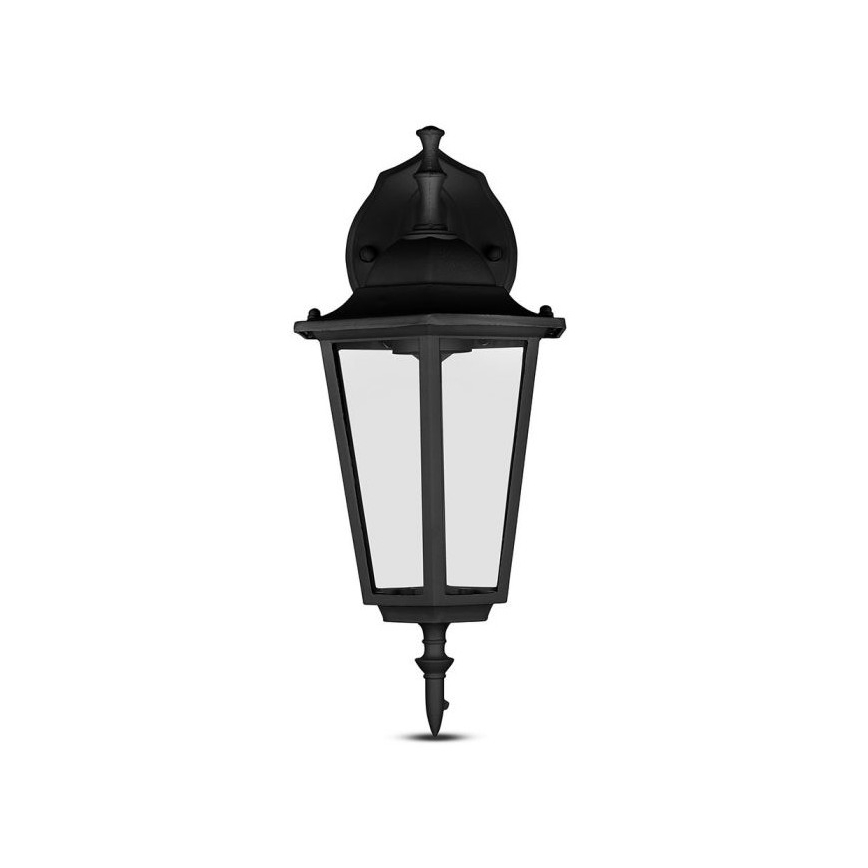 Уличный настенный светильник 1xE27/40W/230V IP44 черный