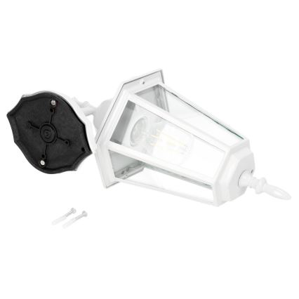 Уличный настенный светильник 1xE27/60W/230V IP44 белый