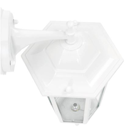 Уличный настенный светильник 1xE27/60W/230V IP44 белый
