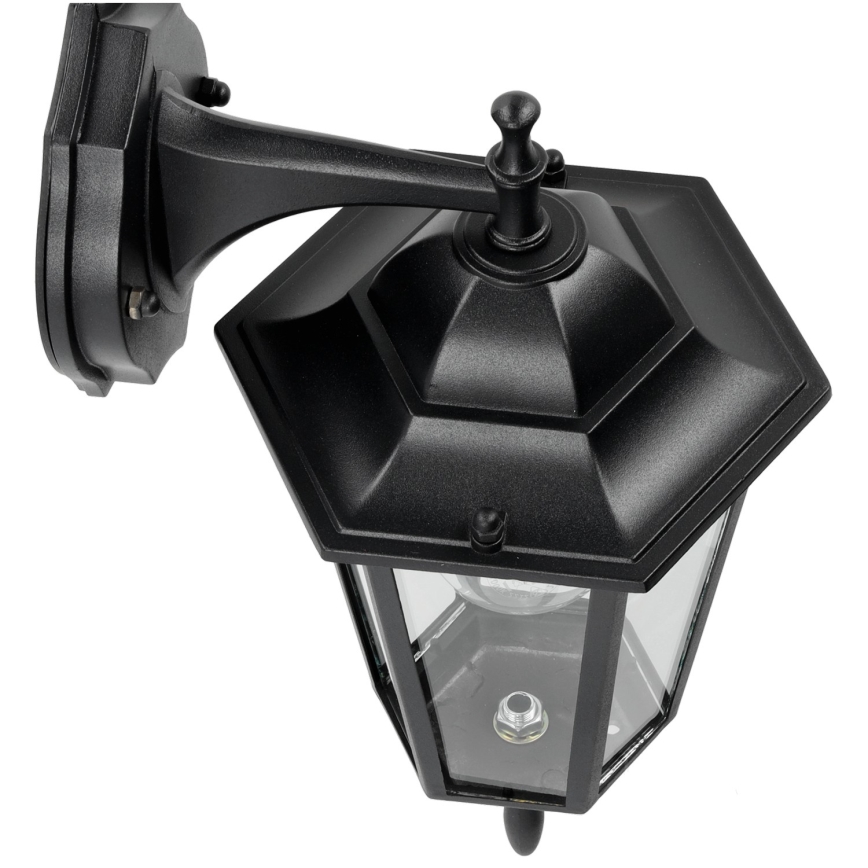 Уличный настенный светильник 1xE27/60W/230V IP44 черный